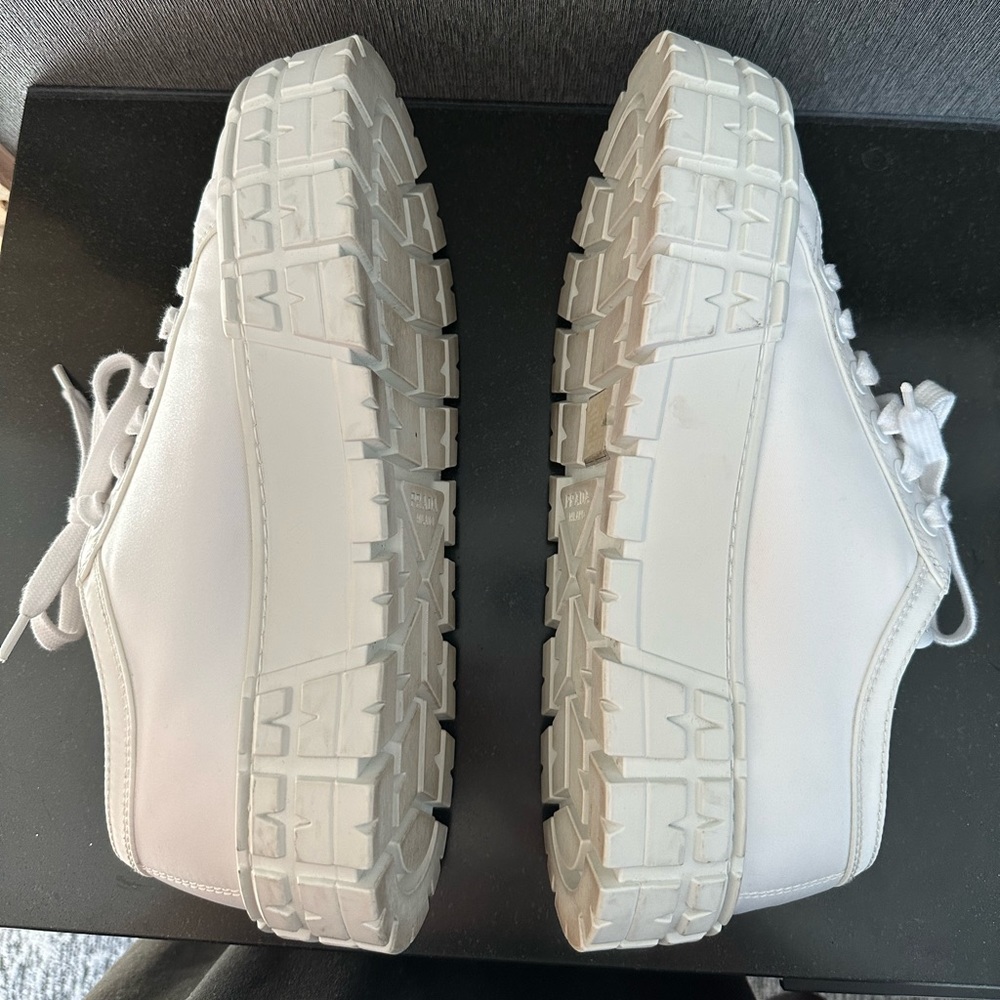 Prada Logo Lug Platform Sneaker - Picture 3 of 11